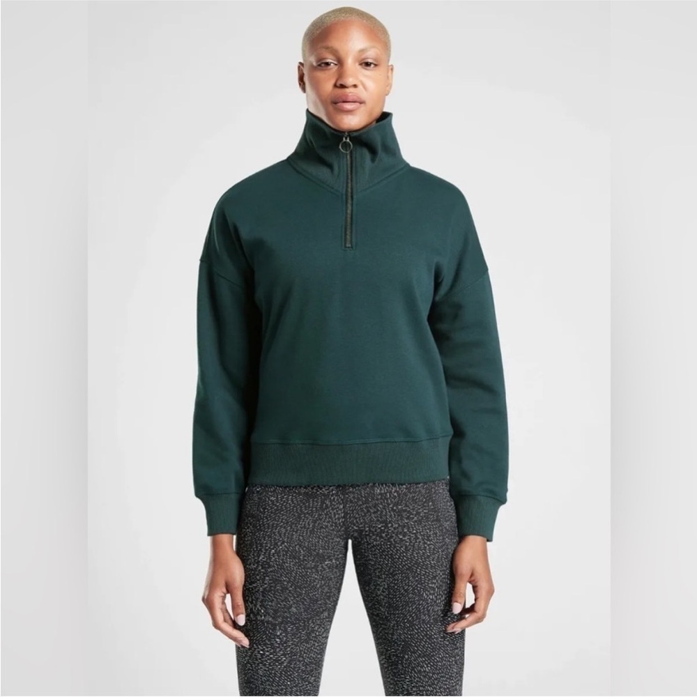 Athleta- Cozy Karma 1/4 Pull Over Sweater XS